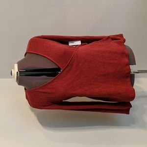 Ribbed Wrap Sweater Top